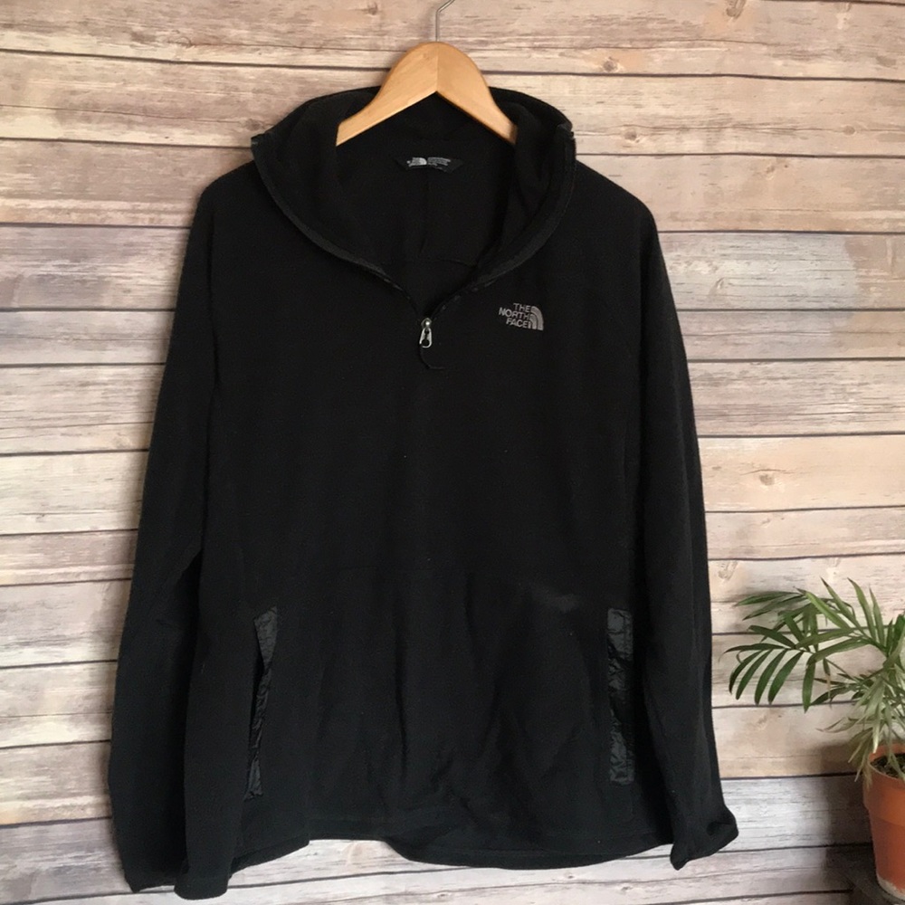 The North Face black  fleece pullover sweater